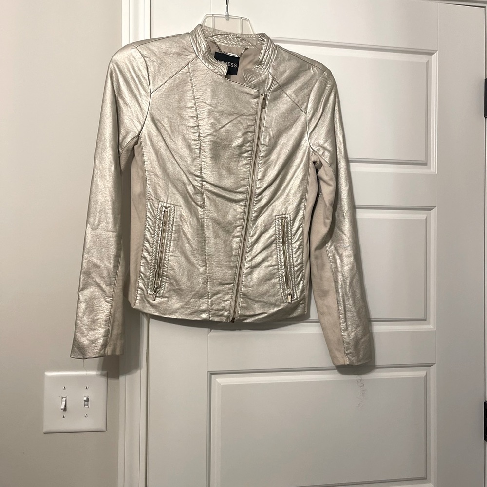 Good faux leather jacket.